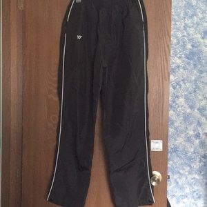 Warrior plain black warmup pants
